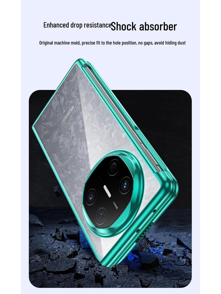 Husă de protecție ultra-subțire transparentă electroplată Huawei MateX6/MateX5