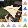 Buiten schaduwdoek UV-bestendig Ademend Windbestendig Stof Zonnescherm Luifel met Roestvrijstalen D-ringen