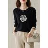 Goddess-Favored 2024 Camellia Romantic Pullover Sweater