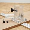 Router Dust Collection Base Thickened PC Material Transparent Trimmer