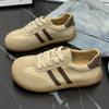2025 Autumn New Korean Version of Retro Versatile Niche Thick-soled German Training Shoes Women's Flat-soled Casual Sports Board Shoes Tide
