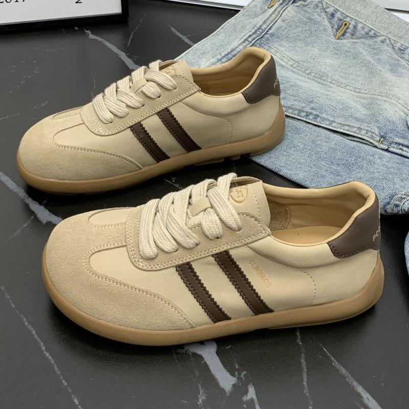 2025 Autumn New Korean Version of Retro Versatile Niche Thick-soled German Training Shoes Women's Flat-soled Casual Sports Board Shoes Tide