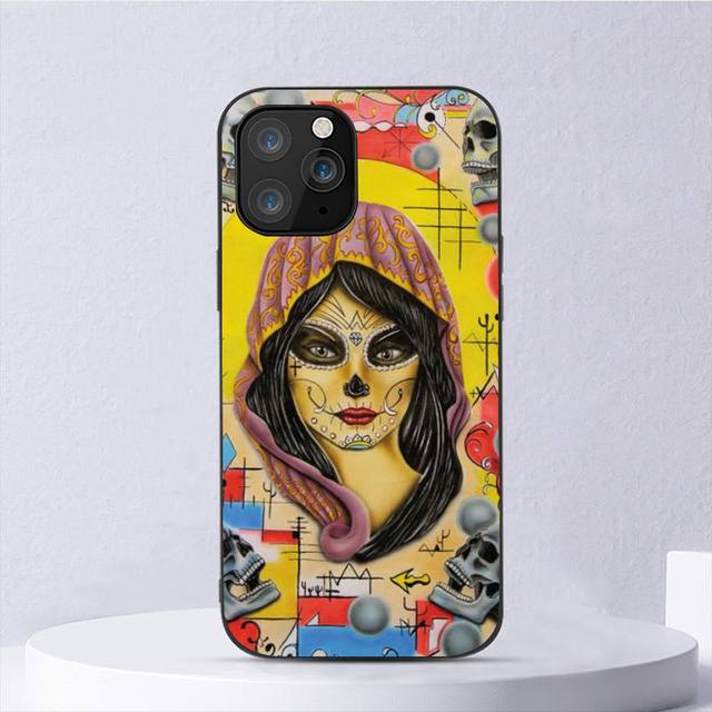 

Чохол для телефону Santa Muerte для Iphone 11 12 Mini 13 14 Pro Xs Max X 8 7 6s Plus 5 Se Xr Shell iPhoneXR