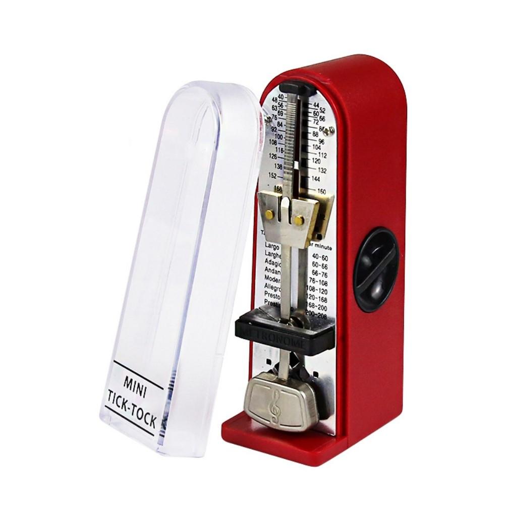 Mini Mechanical Metronome 110*50.8*30.1mm For Piano Guitar ViolinUkulele Portable Metronome Train Music Accessories