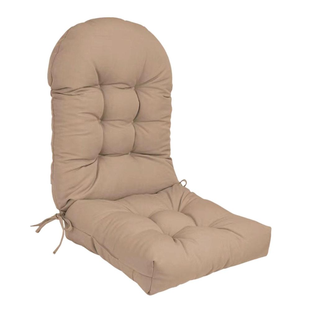 High Back Chair Cushion Waterproof Chair Pad Rocking Chair Cushion for Outdoor Furniture Balcony Garden Patio Living Room