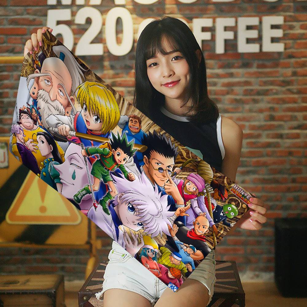 Cartoon Animation HUNTER X HUNTER Microfiber Beach Towel Absorbent Quick dry Soft Yoga Swimming Resort Mountain Climbing Towel