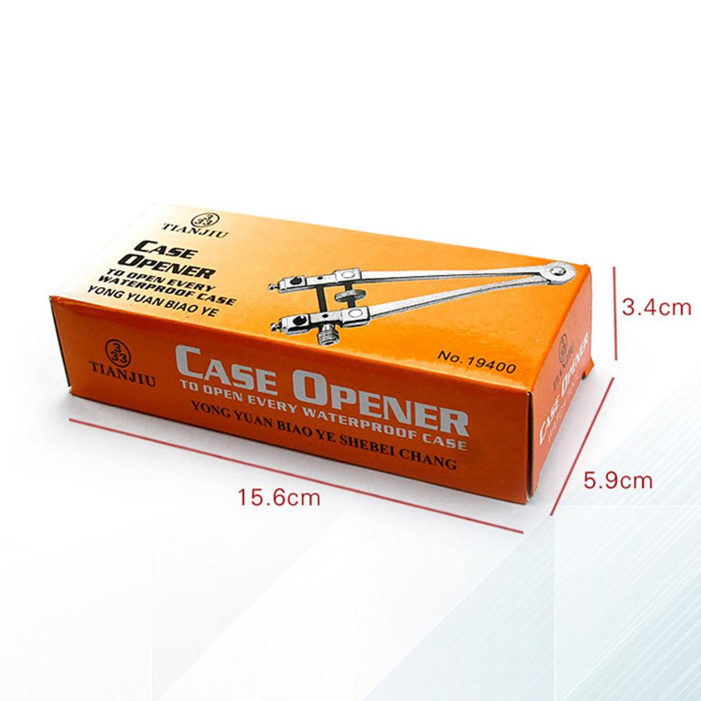 Large V-shape Back Case Watch Opener Tool Closer Practical  Adjustable Clamp Security Watch Battery Removal Tool