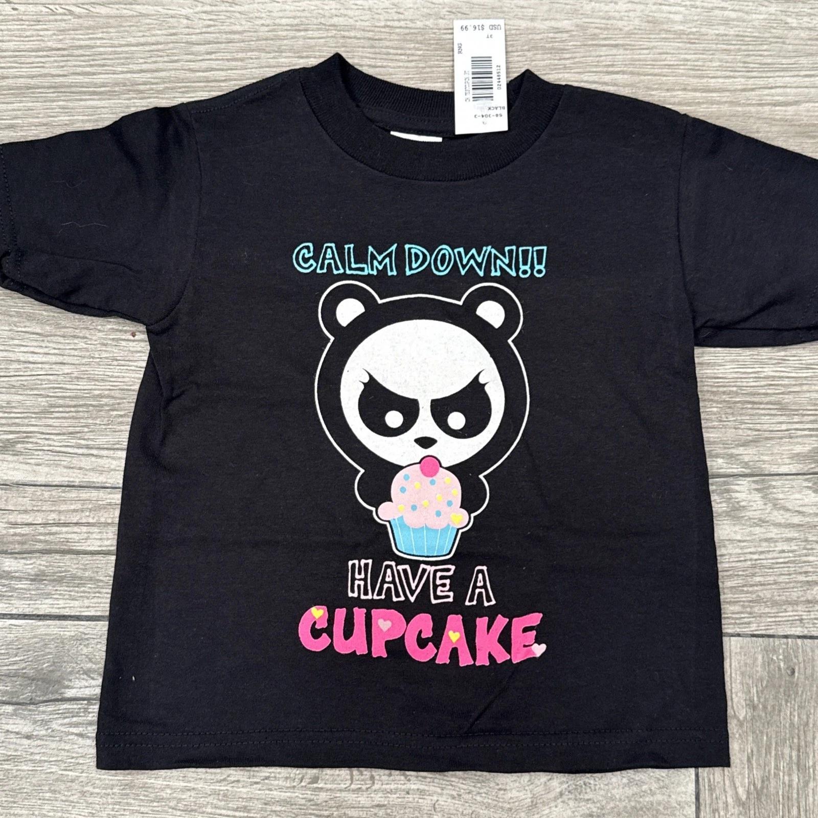 

Have a Cupcake Angry Panda Spencer s 2012 100% Cotton T-shirt Mens Tees Top Tee Size 3T 4XL