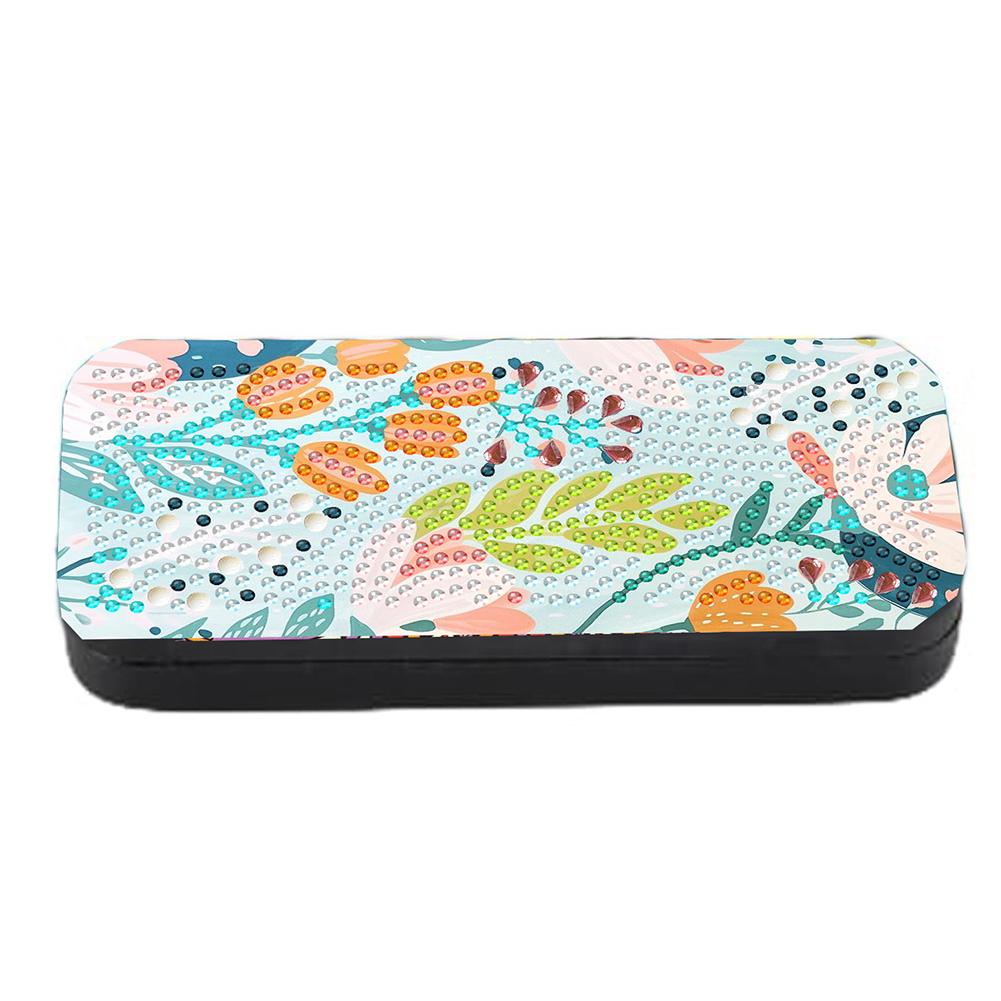 Stone Texture Diamond Painting Eyeglasses Case Diamond Art Sunglasses Case PU PU Glasses Holder Case Glasses Storage Case