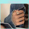 Trendy Adjustable U Shape Ring For Women Unique Korean Style Fashion Accessory