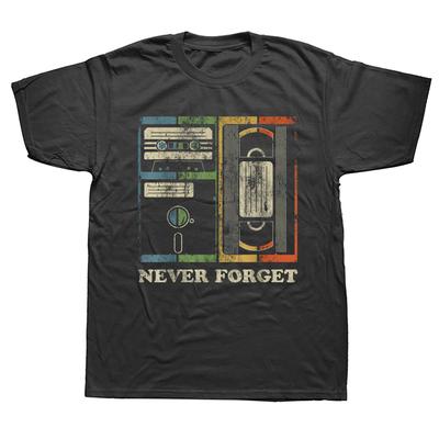 Unisex Lustig Nie Vergessen Retro Vintage Cool 80er 90er T-Shirt Grafik Baumwolle Streetwear Kurzarm Geburtstagsgeschenke Sommerstil T-Shirt