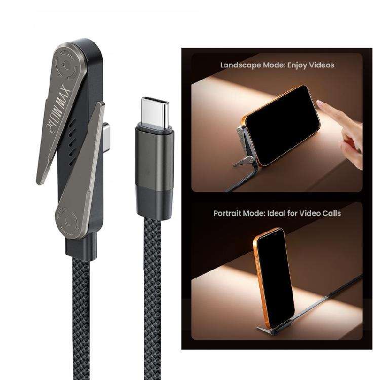 Zincs Alloy Type C Charging Cable 240W Output With Flexible 1.5m Length For Convenience