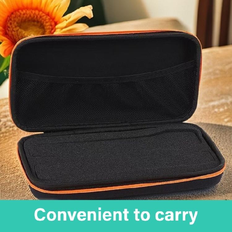 Professional Microphone Carrying Case Hold 2Mic Separated Compartments Durability EVA Construction Storage Box Pouch