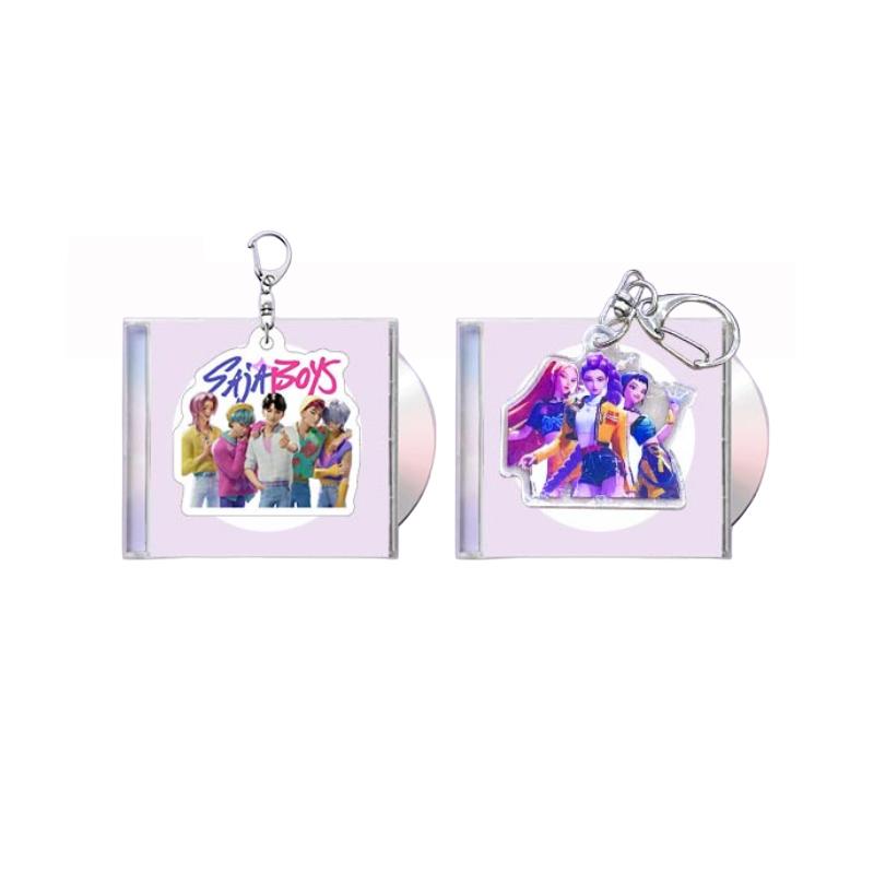 K-Pop Demon Hunters Keyring (Huntr/x, Saja Boys, Derpy) (12 Options)