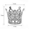 3 peças Coroa Tiara Pequena de Strass Mini Coroa Cake Topper Para Arranjos de Flores Chá de Bebê Aniversário Casamento Decoração