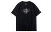 T Shirts Men's Black Crew Neck Moderate Straight Fit AHSP843-2