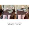 Trendy Design Faux Fur Belts Y2K Embossed Antique Bronze Belt Retro Waist Belts  Women Fashion