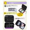Trading Card Case, Card Storage Box, Game Storage Case, Compatible with Various Card Games (Purple, B)
