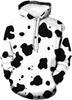 Cow spot Pattern Men Hoodie For Men Women Cartoon 3D Printed Hooded Pullover Autumn Casual Men Tops Cosplay Party Sweatshirt