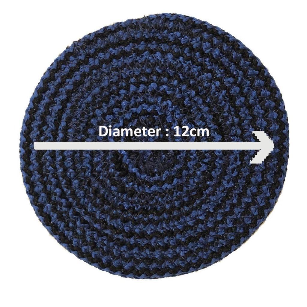 Polypropylene Round Coaster Set (6 PCS Set) Machine Washable Absorbent Size: 5 inch Diameter