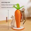 Extra Large Wear-Resistant Sisal Carrot Cat Tree & Scratching Post Toy