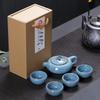Minimalist Ceramic Kung Fu Tea Set