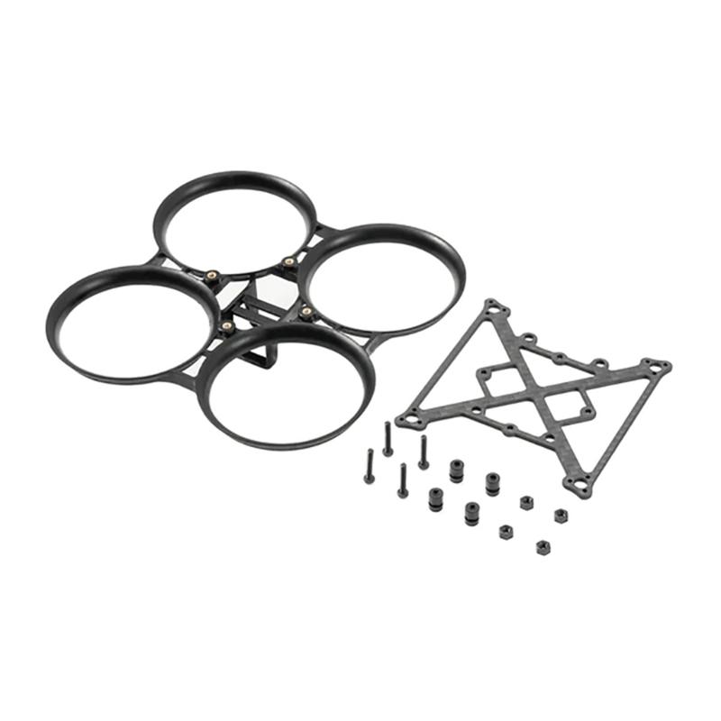 Air Brushless Whoop Frame Kit with Motor Fix Slot&Gaskets,  Light Weight, Lowered Profile, for DIY 90mm 1S Whoop Drones