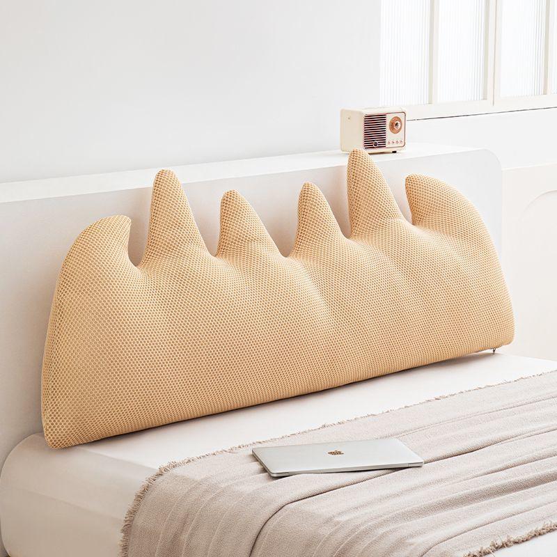 

Backrest Cushion Tatami Bedside Cushions Modern Elegant Plush Aesthetic Simple Cushion Giant Luxury Ornamental Bedroom Cushions 100X20X50CM абрикосовий
