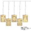 USB Port LED Star Lights Market Room Decoration Christmas Festive Lights 3D Hanging Lights Christmas Decorations