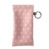 Stylish Polka Dot  Eyeglasses Pouch Water-resistant PU Leather Scratch-Resistant Soft Glasses Case Storage Bag for Women Daily