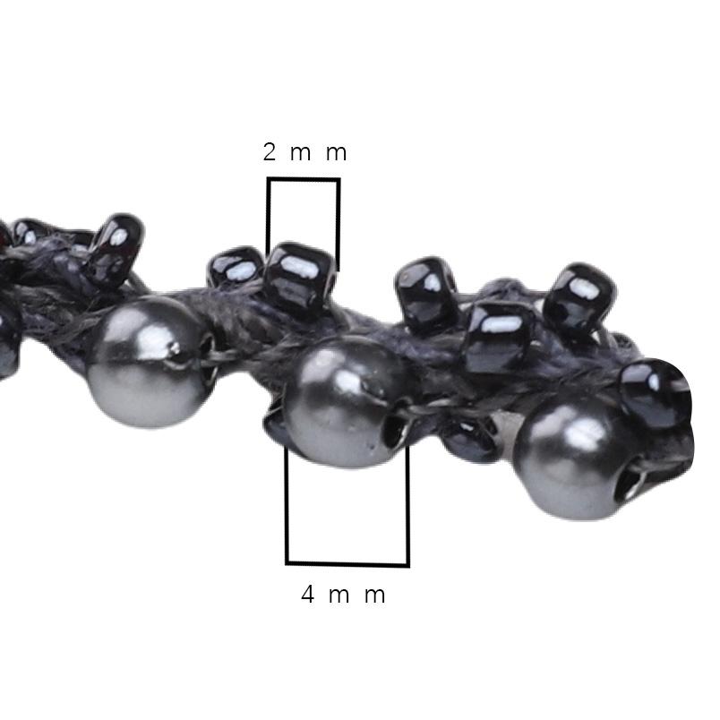 Rice Bead String Polyester Woven Tape For DIY Dresses Sewing Supplies