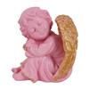 Engel Mädchen Statue für Heimdekoration | Geflügelter Engel Rosa Harzfigur