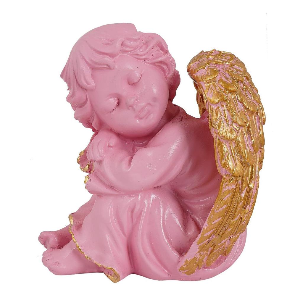 Angel Girl Showpiece for Home Decor Showpiece | Winged Girl Statue for Home Decor Item | Fairy Girl Statue for Home Shelves Decor Showpiece