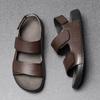 Fashion Fashion Brand Summer Men's Comfortable Cowhide Lightweight Latex Mat Sandals Outdoor New Men's Anti Slip Breathable Beach Shoes