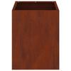 Garden Planter Weatherproof Steel 32 X 32 X 40 Cm