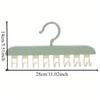 1/2/3/4PCSMultifunctional hook hanger underwear vest storage artifact dormitory canbe attachedTowall-mounted clothes drying rack