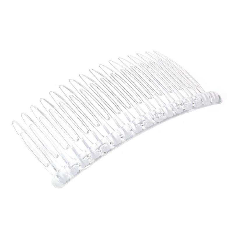 16-Tooth PS Material Transparent Comb Plastic Insert Comb Hair Styling Tool Korean Fashion Hair Comb DIY Super Tool