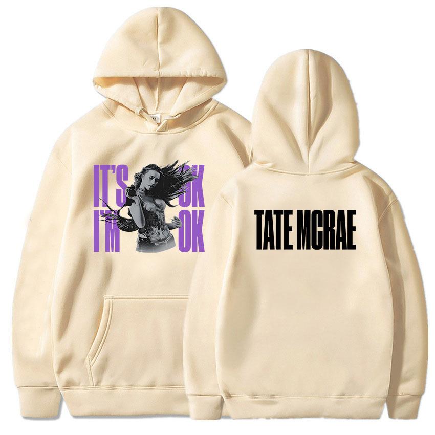 Tate Mcrae It'S Ok I'M Ok Hoodies Men Women Hooded Pullovers