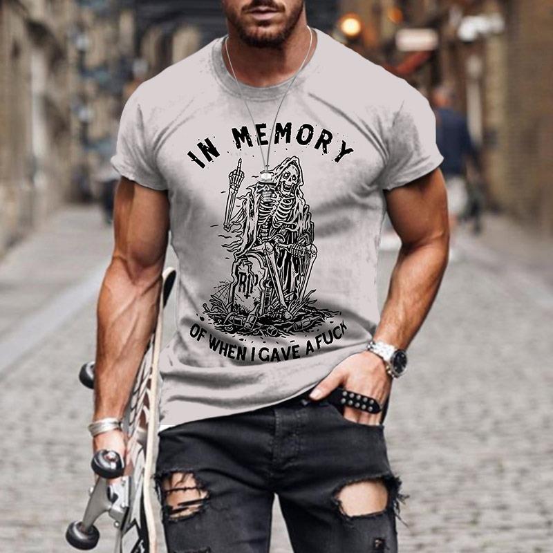 T-shirt Unisex da Uomo Maglietta Grafica Lettere Croce Templare Girocollo Nero Verde Militare Blu Navy Stampa 3D Outdoor Street Manica Corta
