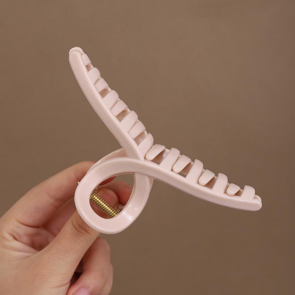 2025 Neue Silikon-Haarklammer Hai für Frauen - High-End-Stil, Koreanisch inspiriert, Design mit großem Volumen.