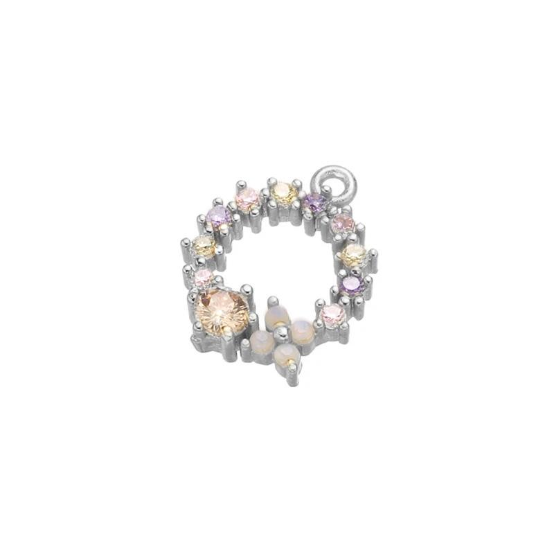 3Pcs/lot,11x13.5mm Crystal Moon Charms Necklace Pendant for Women Handmade Bracelet Jewelry Accessories Making Findings:VD645