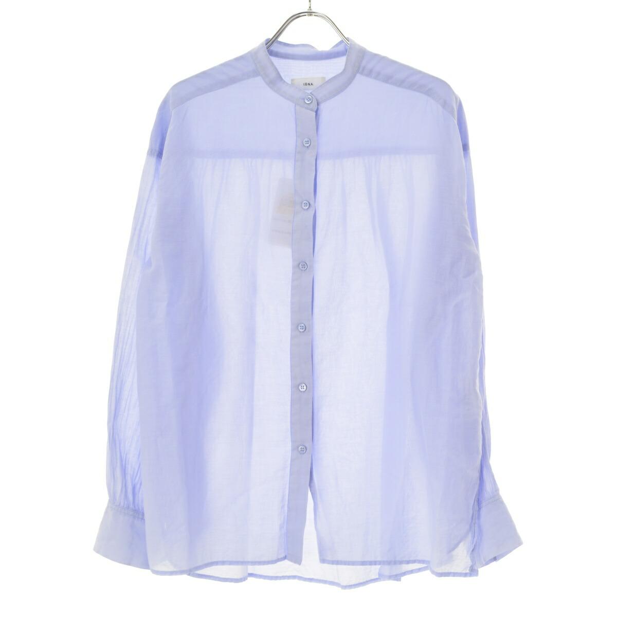 [Used] IENA / IENA 24050900413010 Cotton Silk Back Gathered Long Sleeve Shirt [cacgadce-l]