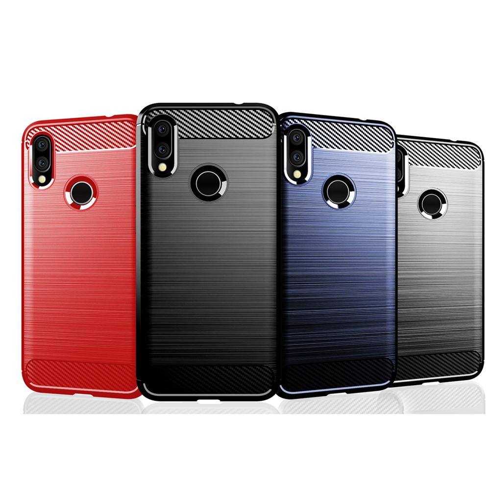 Carbon Fiber Case For Xiaomi Redmi 5 Plus 5A 6 6A 7 7A 8 8A Redmi Note 4X 5 6 Pro S2 Soft Silicone Shockproof Phone Back Cover