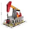 Ölpumpwerk Raffinerie Lagerzentrum Transport Verladestation Ziegel DIY Modell 3D Bausteine Idee Spielzeug für Kind Geschenk