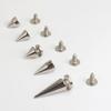 10Sets Metal Punk Sharp Warhead Screw Rivets Studs DIY Crafts Leather Belt Head Clothing Rivets Spikes Decor Nail Buckles