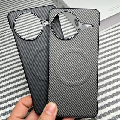 Für Xiaomi POCO F7 Pro Hülle Hart-Kohlefaser Magnetisch Kabelloses Laden Schlank Schutz Rückseite Abdeckung Für Xiaomi POCO F7 Ultra Schale