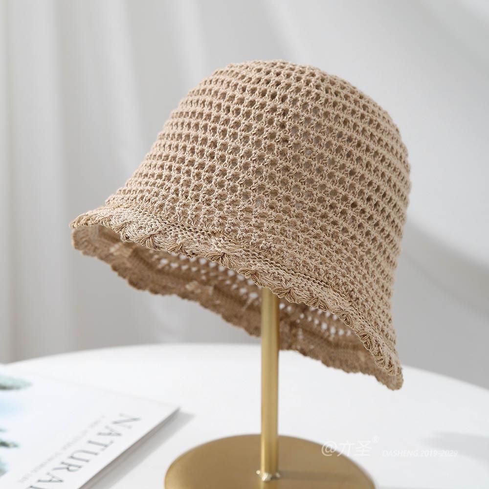 Women's Bucket Hat Spring Summer Hats For Women Short Brim Sunshade Breathable Fisherman Cap Travel Sun Hat Female New Fashion