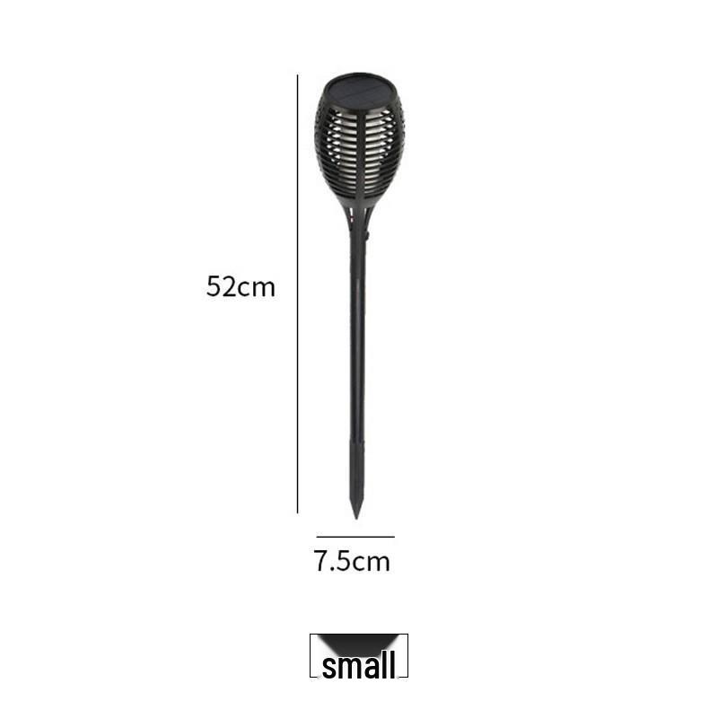 Cross-border 12LED Solar Flame Torch Light for Outdoor Garden and Lawn Decoration.