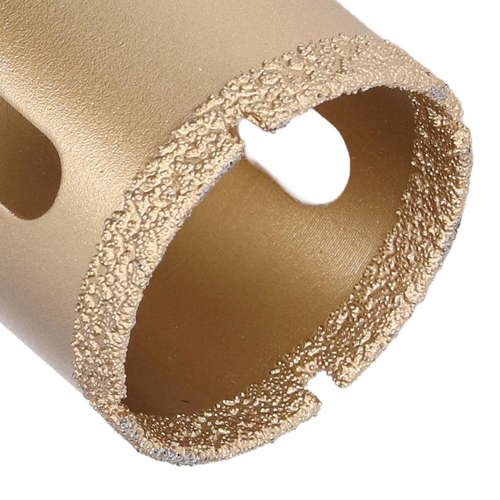 Hole Saw Carbon Steel Tile Holes Opener Drill Bit for Porcelain Glass Triangular Shank