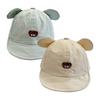 Little Bear Embroidery Kids Sun Hat Quick Drying Cartoon Bear Hat Duck Tongue Cap  For Girls Boys